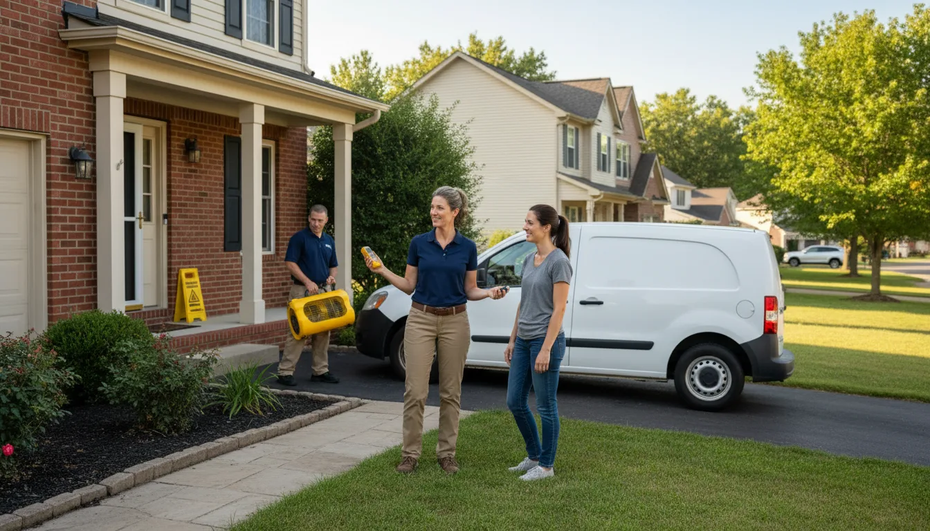 Residential water damage restoration in Fountain Hills, AZ